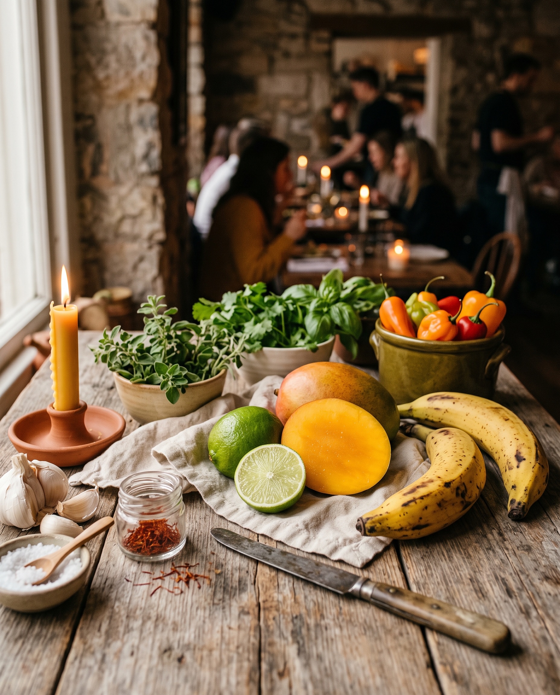 Fresh Latin-Mediterranean ingredients