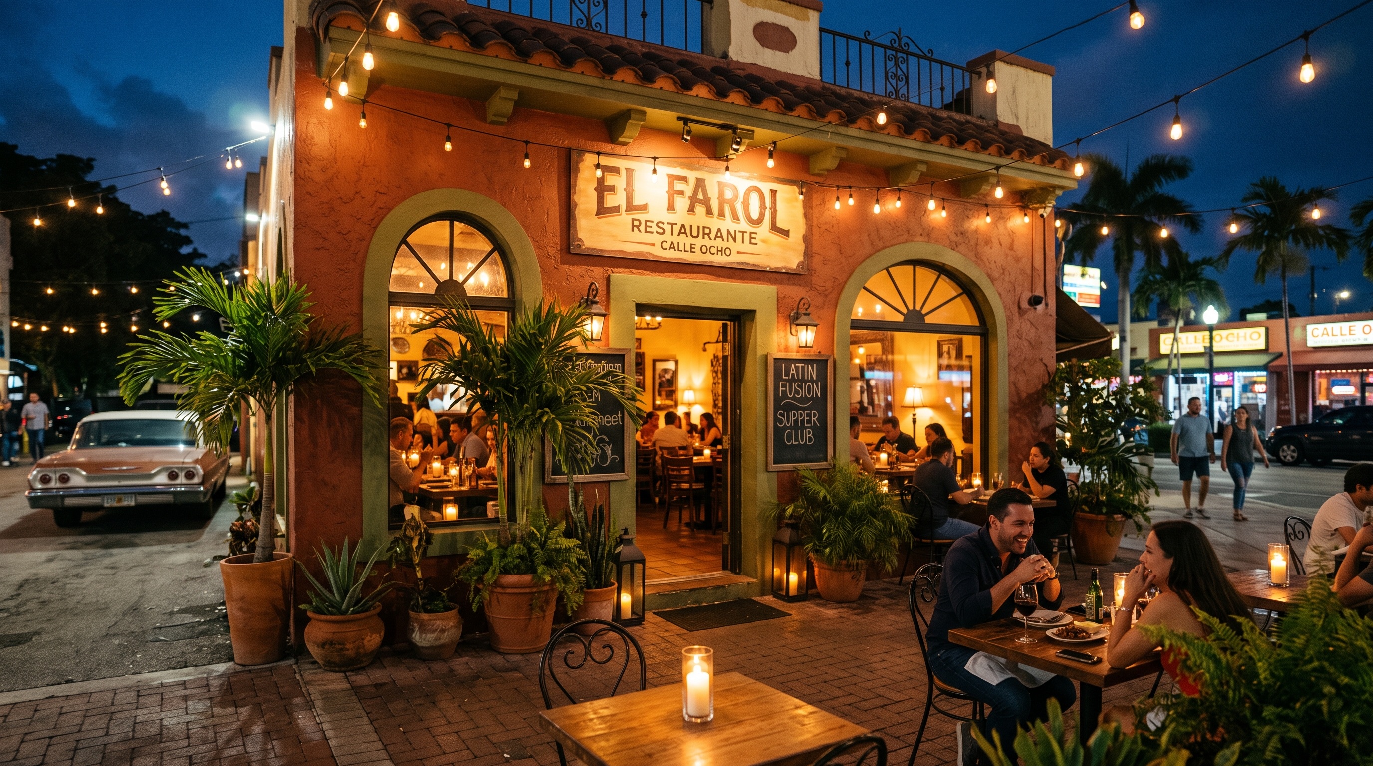 Casa Blanca exterior on SW 8th Street