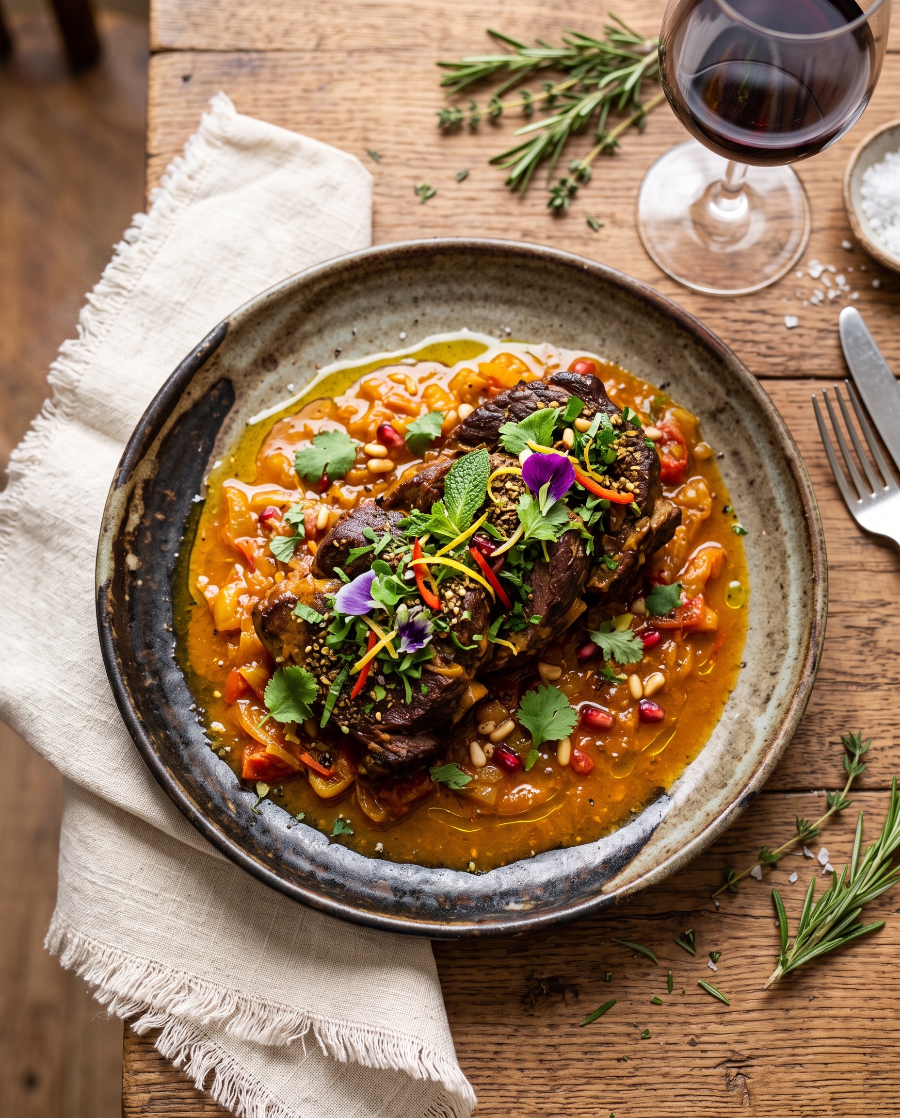 Casa Blanca Kitchen — signature plated dish