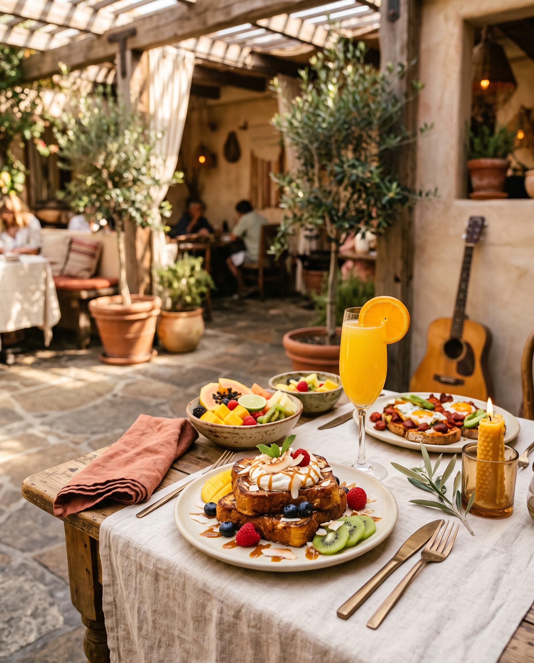 Weekend brunch spread