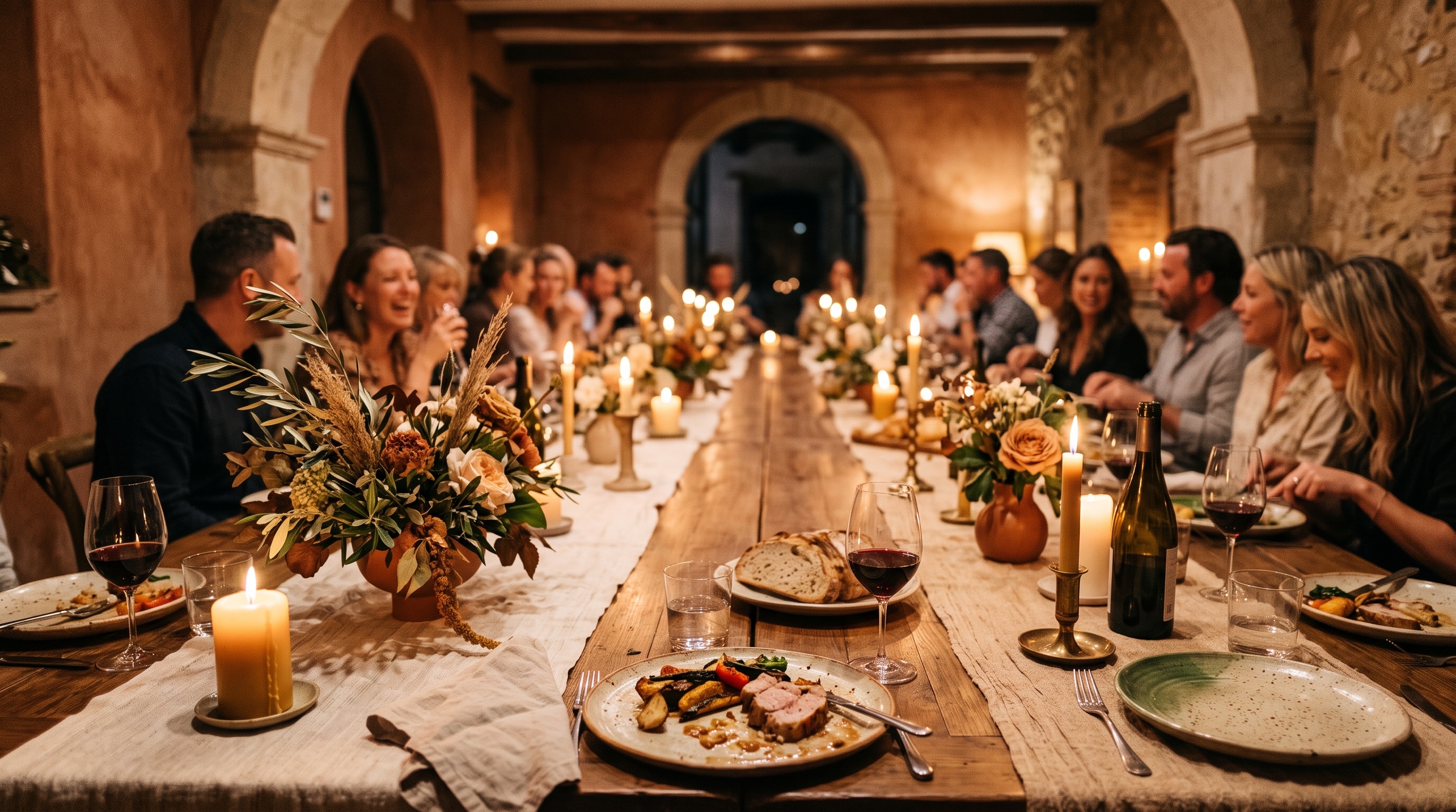Private dining event at Casa Blanca
