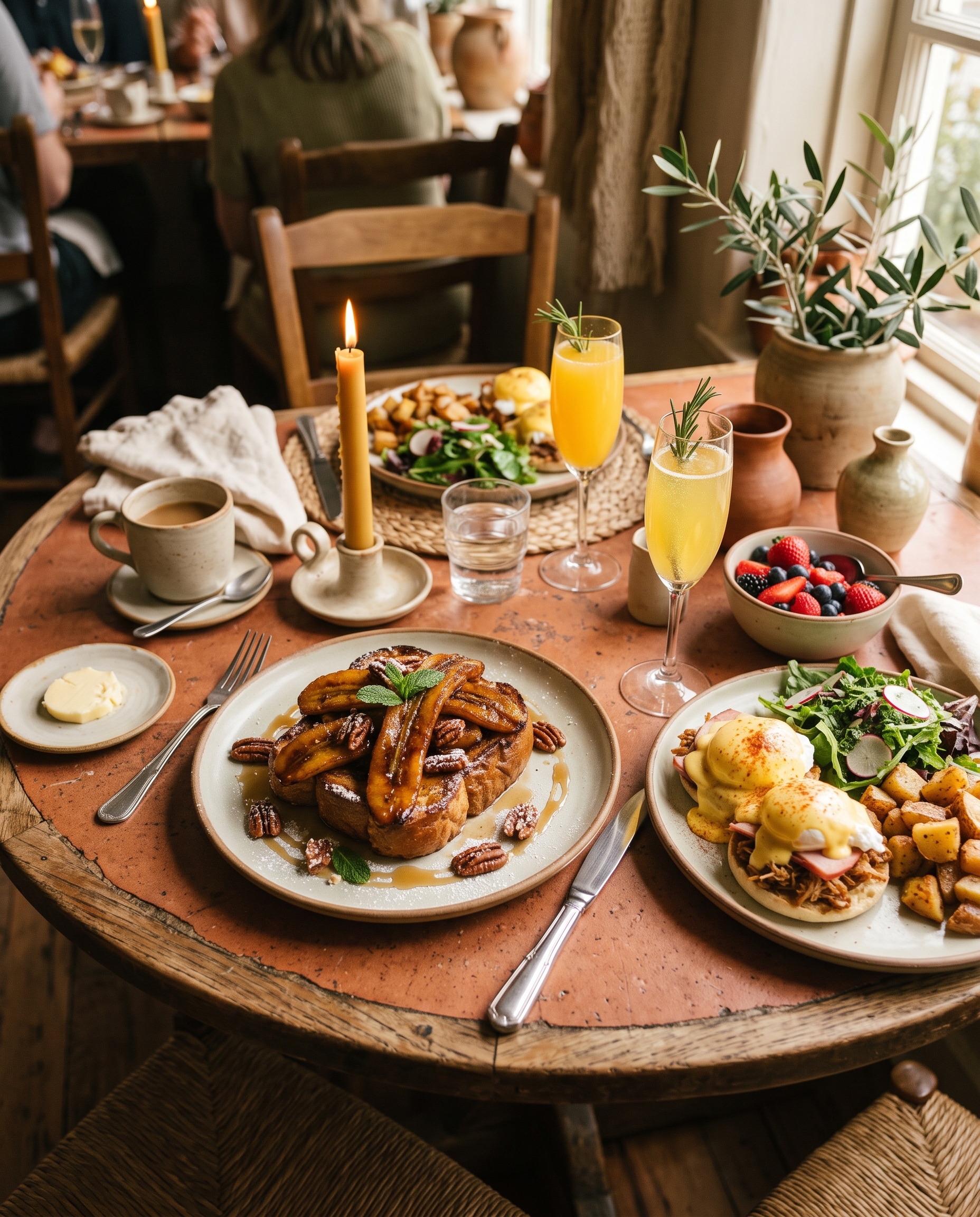 Weekend brunch spread