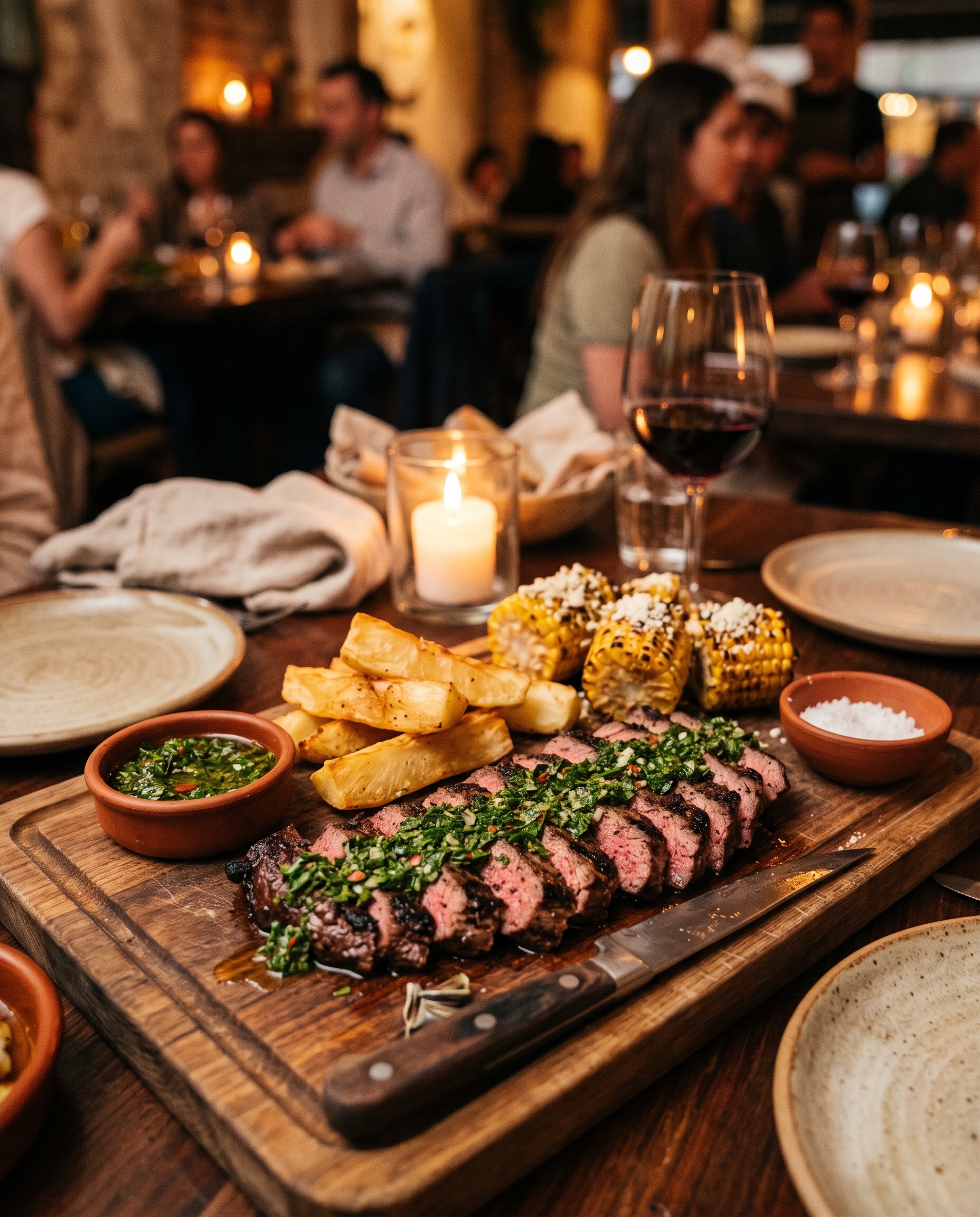 Churrasco with chimichurri