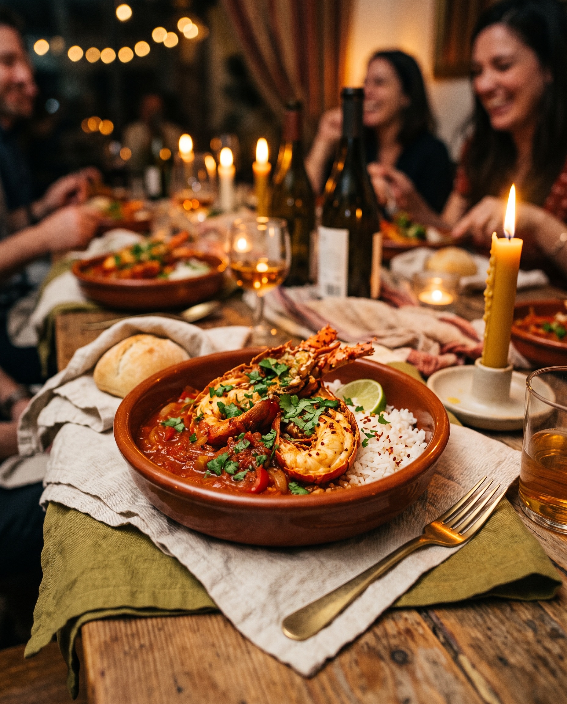 Lobster enchilado